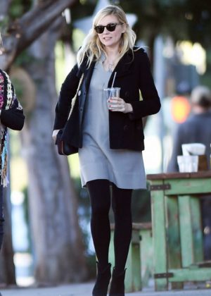 Kirsten Dunst out for lunch in LA
